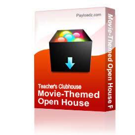 movie themed open house powerpoint template black open house powerpoint