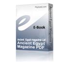 Ancient Egypt Magazine PDF Vol 8 No 1 - Digital Download