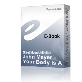 John Mayer - Your Body Is A Wonderland (Piano Sheet Music) | eBooks