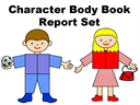 Character Body Book Report Project - Digital Download