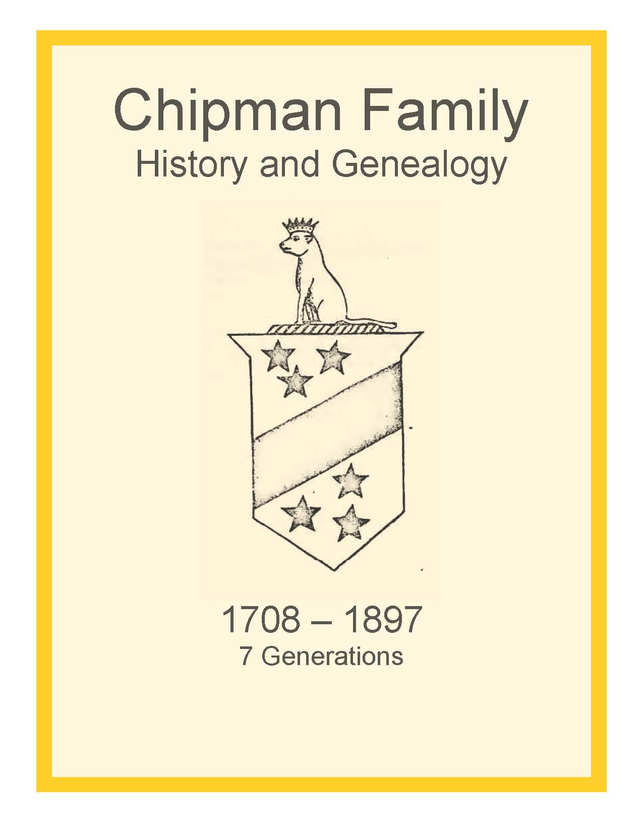 Chipman Family History and Genealogy eBooks History