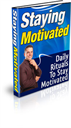 Staying Motivated ebook with Resale Rights - Digital Download