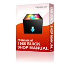 1966 Buick Shop Manual And Body Manual All Models - Digital Download