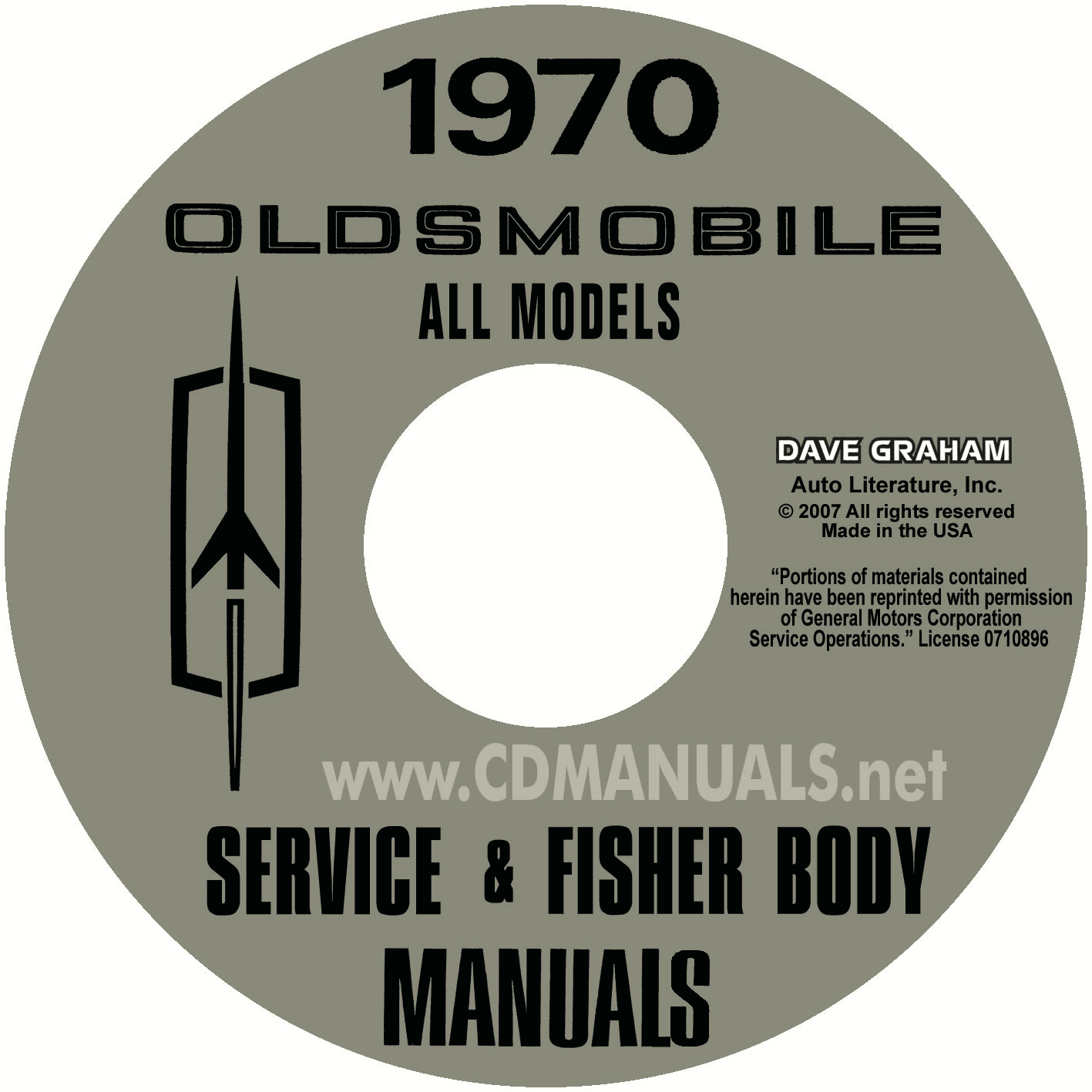 1970 oldsmobile shop manual & body manual- all models