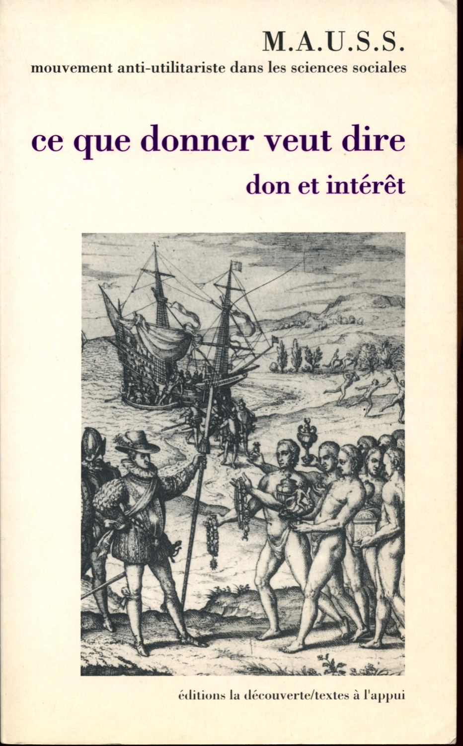 Revue du MAUSS No 1 Ce que donner veut dire - Digital Download