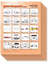 Race Car SIDE VIEWS Vector Clip Art #1 - Digital Download