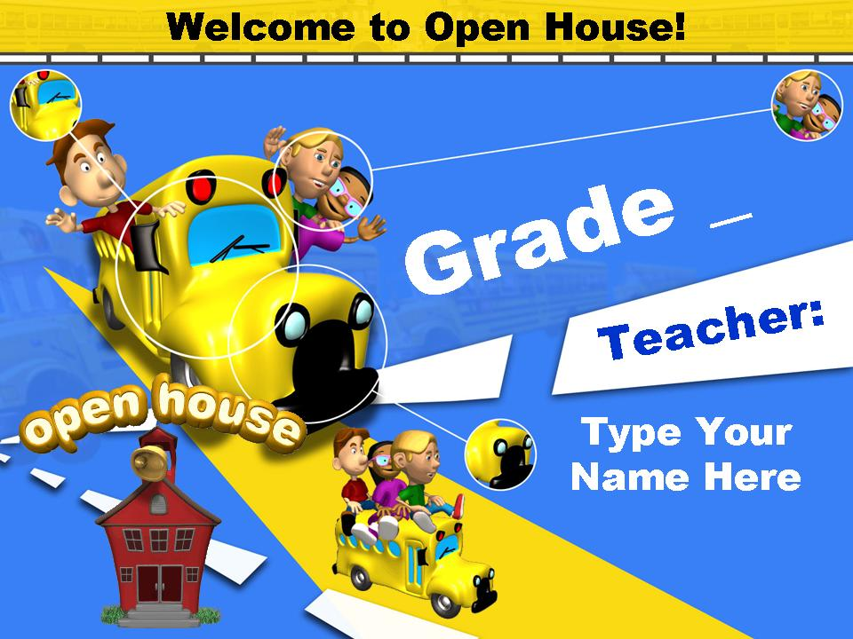 parent open house powerpoint presentation open house powerpoint