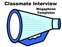 classmate interview megaphone set
