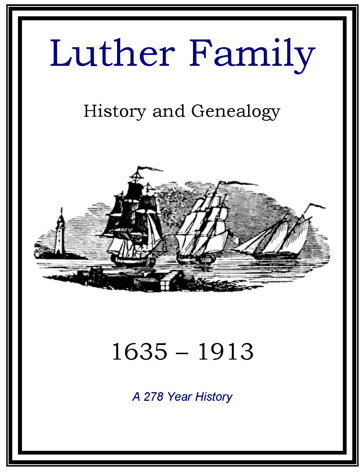 Luther Family History and Genealogy eBooks History
