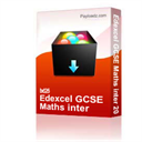 Edexcel GCSE Maths inter 2004 - Digital Download