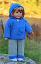 DollKnittingPattern 0049D KATHY - Sweather, Blouse, Hat, Shoes and Pant - Digital Download