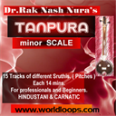indian tanpura bgm - minor  scale