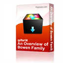 an overview of bowen family systems theory
