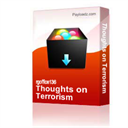 thoughts on terrorism