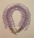 lavender caterpillar bracelet-bead crochet pattern