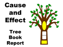Cause and Effect Tree Book Report Set - Digital Download