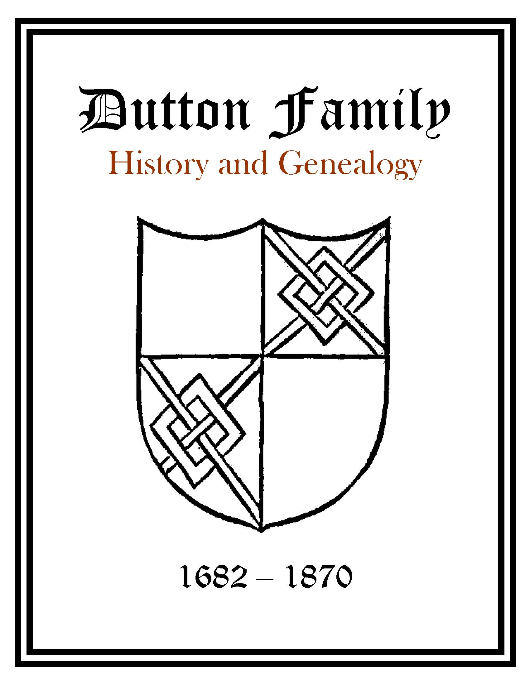 Dutton Family History and Genealogy | eBooks | History