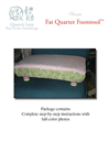 fat quarter footstool