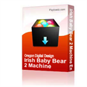 Irish Baby Bear 2 Machine Embroidery File | Instant Download