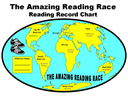 The Amazing Reading Race Reading Record Chart - Digital Download