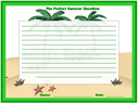 The Perfect Summer Vacation Stationary Set - Digital Download