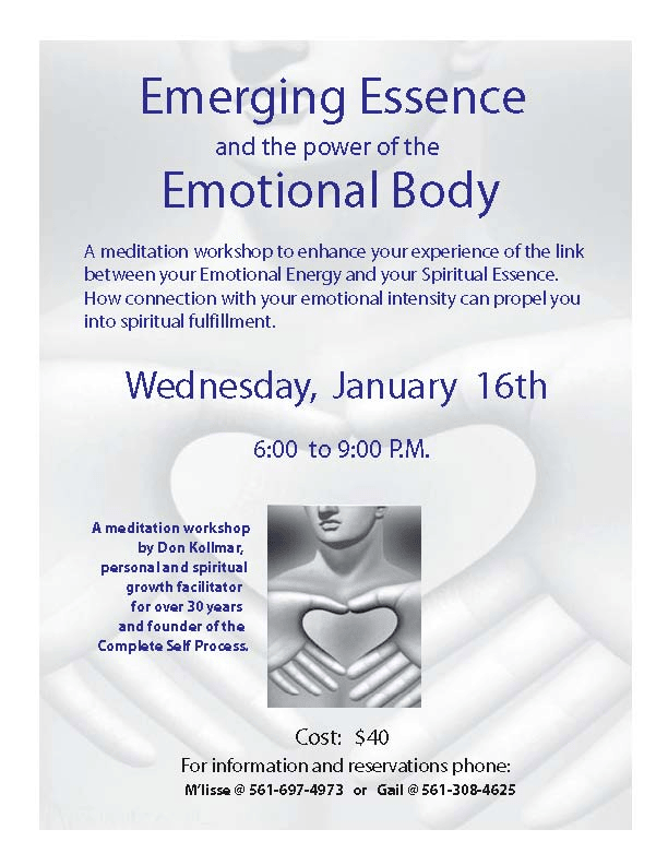 emerging essence:  the power of the emotional body