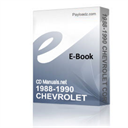1988-1990 Chevrolet Corvette Shop Manuals | Instant Download