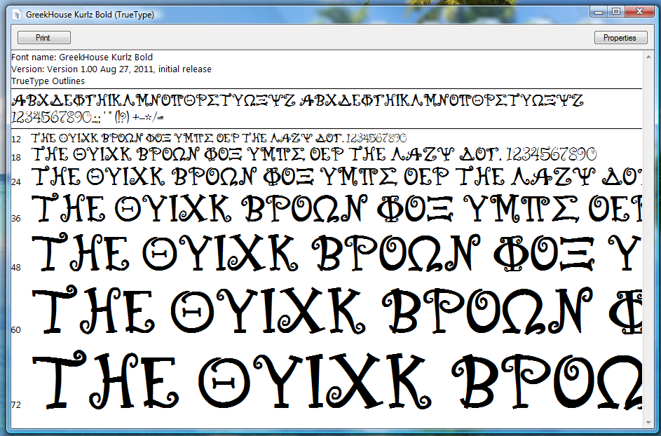GH Kurlz Font Bold - Digital Download
