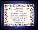 Name Blessings - Amanda - Chart | Cross-Stitch | Download