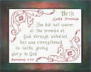 Name Blessings - Beth | Cross-Stitch | Instant Download
