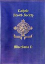 The Catholic Record Society Miscellanea V | Instant Download